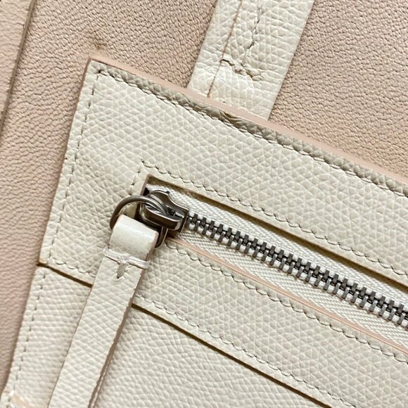 CELINE Cabas Phantom Cream Leather - Tote Bag 700-052625 - Picture 8 of 14